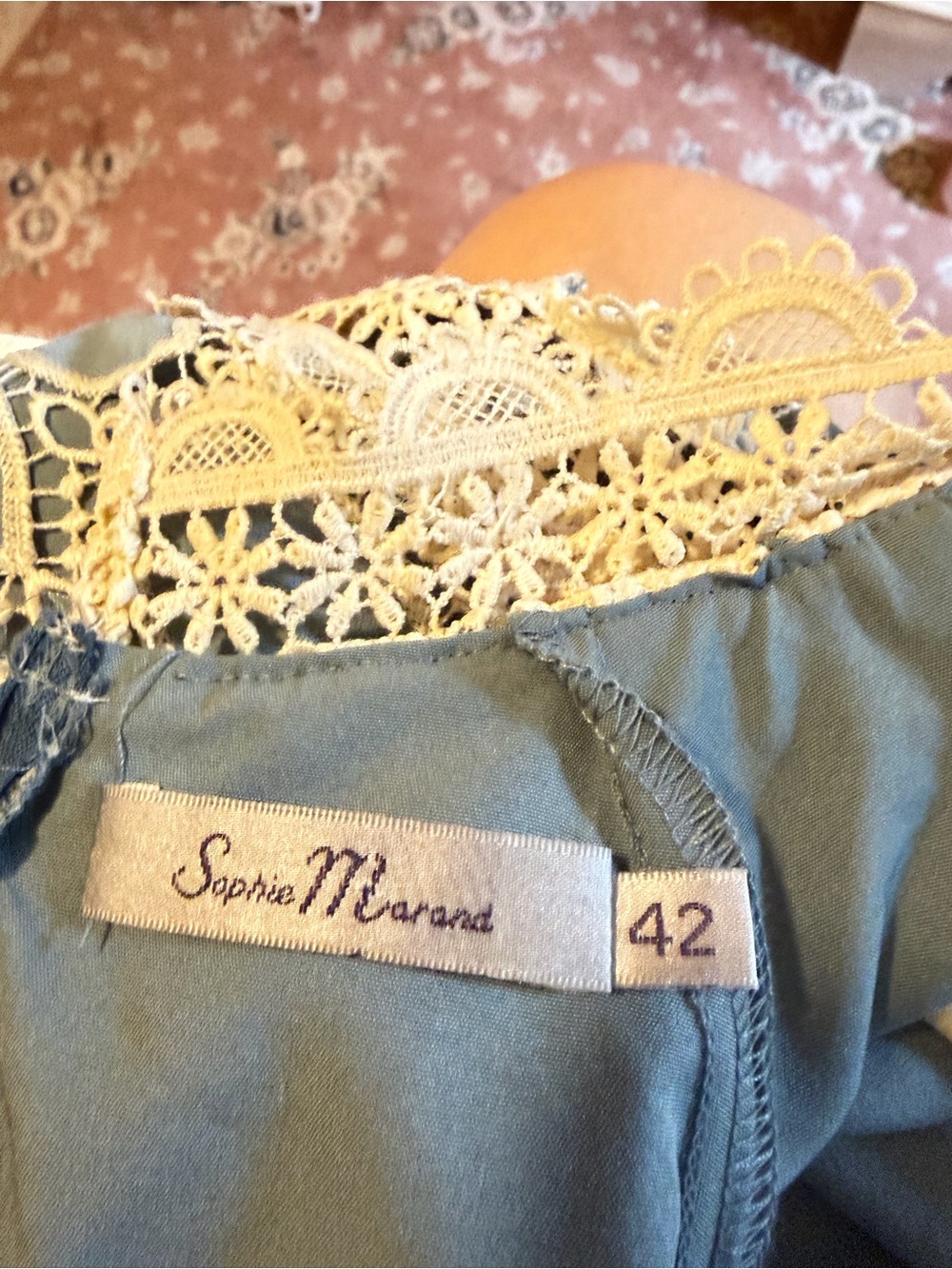 Vintage Sophi Marand women’s Crochet Lace Dress + A LITTLE GIFT 🎁 - Picture 10 of 12